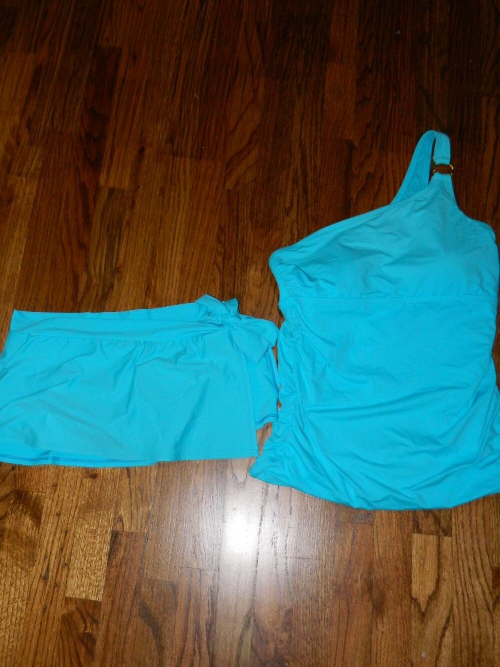 Tommy Bahama 2 Pc Tankini and Skirt Swimsuit Skort Sz L (FF-39)
